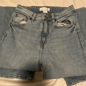 H&M high waisted wide leg jeans, never worn.